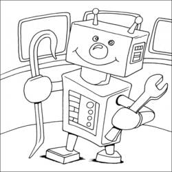 Dibujo para colorear: Robot (Personajes) #106597 - Dibujos para Colorear e Imprimir Gratis