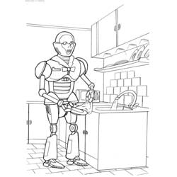 Dibujo para colorear: Robot (Personajes) #106602 - Dibujos para Colorear e Imprimir Gratis