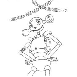 Dibujo para colorear: Robot (Personajes) #106605 - Dibujos para Colorear e Imprimir Gratis