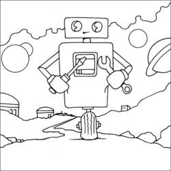 Dibujo para colorear: Robot (Personajes) #106611 - Dibujos para Colorear e Imprimir Gratis