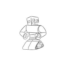 Dibujo para colorear: Robot (Personajes) #106612 - Dibujos para Colorear e Imprimir Gratis