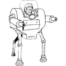 Dibujo para colorear: Robot (Personajes) #106613 - Dibujos para Colorear e Imprimir Gratis