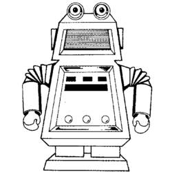 Dibujo para colorear: Robot (Personajes) #106618 - Dibujos para Colorear e Imprimir Gratis