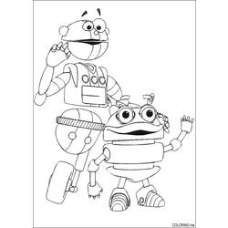 Dibujo para colorear: Robot (Personajes) #106621 - Dibujos para Colorear e Imprimir Gratis