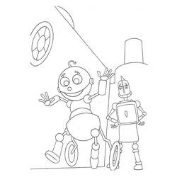 Dibujo para colorear: Robot (Personajes) #106622 - Dibujos para Colorear e Imprimir Gratis