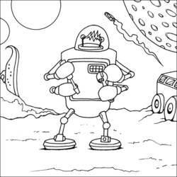 Dibujo para colorear: Robot (Personajes) #106625 - Dibujos para Colorear e Imprimir Gratis