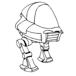Dibujo para colorear: Robot (Personajes) #106627 - Dibujos para Colorear e Imprimir Gratis