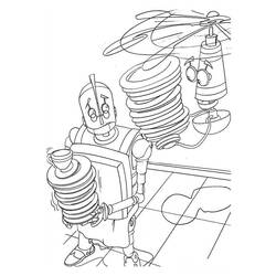 Dibujo para colorear: Robot (Personajes) #106628 - Dibujos para Colorear e Imprimir Gratis