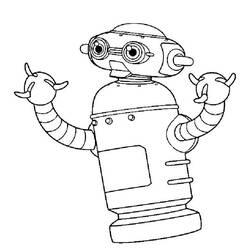 Dibujo para colorear: Robot (Personajes) #106640 - Dibujos para Colorear e Imprimir Gratis