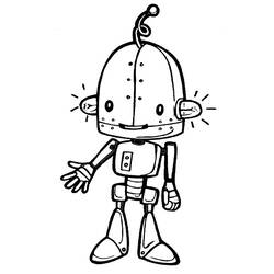 Dibujo para colorear: Robot (Personajes) #106679 - Dibujos para Colorear e Imprimir Gratis