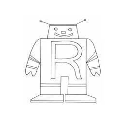 Dibujo para colorear: Robot (Personajes) #106717 - Dibujos para Colorear e Imprimir Gratis