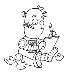 Dibujo para colorear: Robot (Personajes) #106725 - Dibujos para colorear