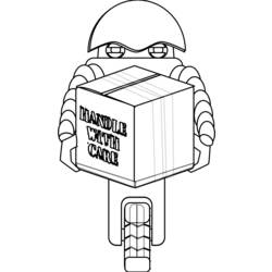Dibujo para colorear: Robot (Personajes) #106739 - Dibujos para Colorear e Imprimir Gratis