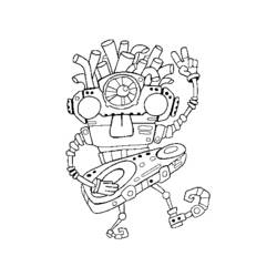 Dibujo para colorear: Robot (Personajes) #106741 - Dibujos para Colorear e Imprimir Gratis