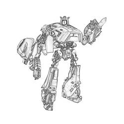 Dibujo para colorear: Robot (Personajes) #106742 - Dibujos para colorear