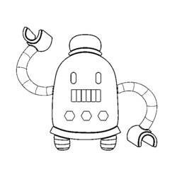 Dibujo para colorear: Robot (Personajes) #106744 - Dibujos para Colorear e Imprimir Gratis
