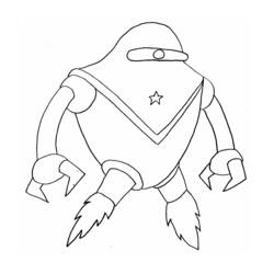 Dibujo para colorear: Robot (Personajes) #106757 - Dibujos para Colorear e Imprimir Gratis