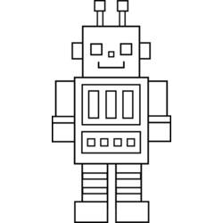 Dibujo para colorear: Robot (Personajes) #106763 - Dibujos para Colorear e Imprimir Gratis
