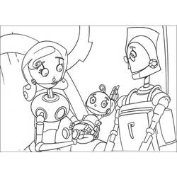 Dibujo para colorear: Robot (Personajes) #106788 - Dibujos para Colorear e Imprimir Gratis