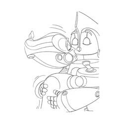 Dibujo para colorear: Robot (Personajes) #106792 - Dibujos para Colorear e Imprimir Gratis