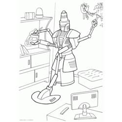 Dibujo para colorear: Robot (Personajes) #106852 - Dibujos para Colorear e Imprimir Gratis