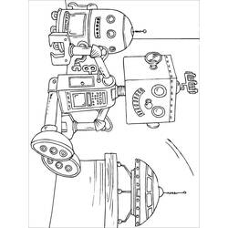 Dibujo para colorear: Robot (Personajes) #106874 - Dibujos para Colorear e Imprimir Gratis