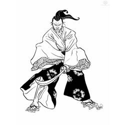 Dibujo para colorear: Samurai (Personajes) #107296 - Dibujos para Colorear e Imprimir Gratis