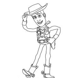 Dibujo para colorear: Sheriff (Personajes) #107470 - Dibujos para colorear