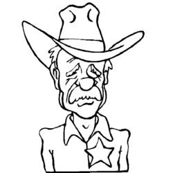 Dibujo para colorear: Sheriff (Personajes) #107526 - Dibujos para colorear