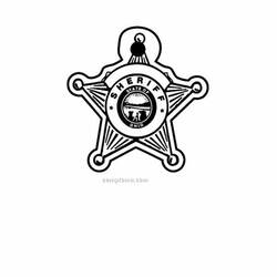 Dibujo para colorear: Sheriff (Personajes) #107574 - Dibujos para Colorear e Imprimir Gratis