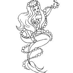 Dibujo para colorear: Sirena (Personajes) #147163 - Dibujos para Colorear e Imprimir Gratis