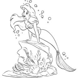 Dibujo para colorear: Sirena (Personajes) #147182 - Dibujos para Colorear e Imprimir Gratis