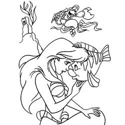 Dibujo para colorear: Sirena (Personajes) #147200 - Dibujos para Colorear e Imprimir Gratis