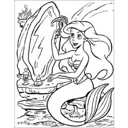 Dibujo para colorear: Sirena (Personajes) #147221 - Dibujos para Colorear e Imprimir Gratis