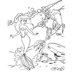 Dibujo para colorear: Sirena (Personajes) #147278 - Dibujos para Colorear e Imprimir Gratis