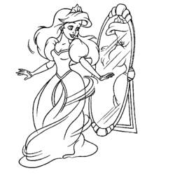 Dibujo para colorear: Sirena (Personajes) #147291 - Dibujos para Colorear e Imprimir Gratis