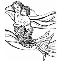 Dibujo para colorear: Sirena (Personajes) #147348 - Dibujos para Colorear e Imprimir Gratis