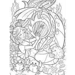 Dibujo Sirena (Personajes) #215084 para imprimir y colorear