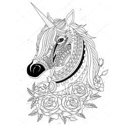 Dibujo Unicornio (Personajes) #171249 para imprimir y colorear