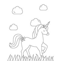 Dibujo Unicornio (Personajes) #171253 para imprimir y colorear