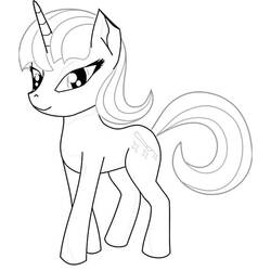 Dibujo Unicornio (Personajes) #171277 para imprimir y colorear