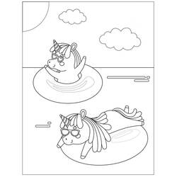 Dibujo Unicornio (Personajes) #171328 para imprimir y colorear