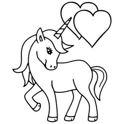 Dibujo Unicornio (Personajes) #171332 para imprimir y colorear