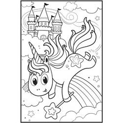 Dibujo Unicornio (Personajes) #171344 para imprimir y colorear