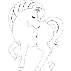Dibujo Unicornio (Personajes) #171354 para imprimir y colorear