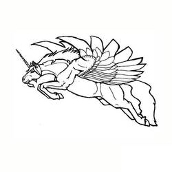 Dibujo Unicornio (Personajes) #171370 para imprimir y colorear
