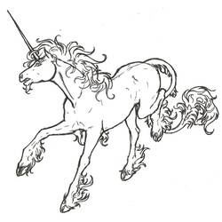 Dibujo Unicornio (Personajes) #171373 para imprimir y colorear