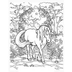 Dibujo para colorear: Unicornio (Personajes) #19467 - Dibujos para Colorear e Imprimir Gratis