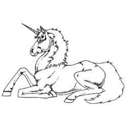 Dibujo para colorear: Unicornio (Personajes) #19481 - Dibujos para Colorear e Imprimir Gratis