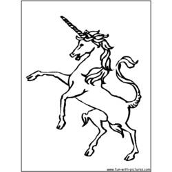 Dibujo para colorear: Unicornio (Personajes) #19504 - Dibujos para Colorear e Imprimir Gratis